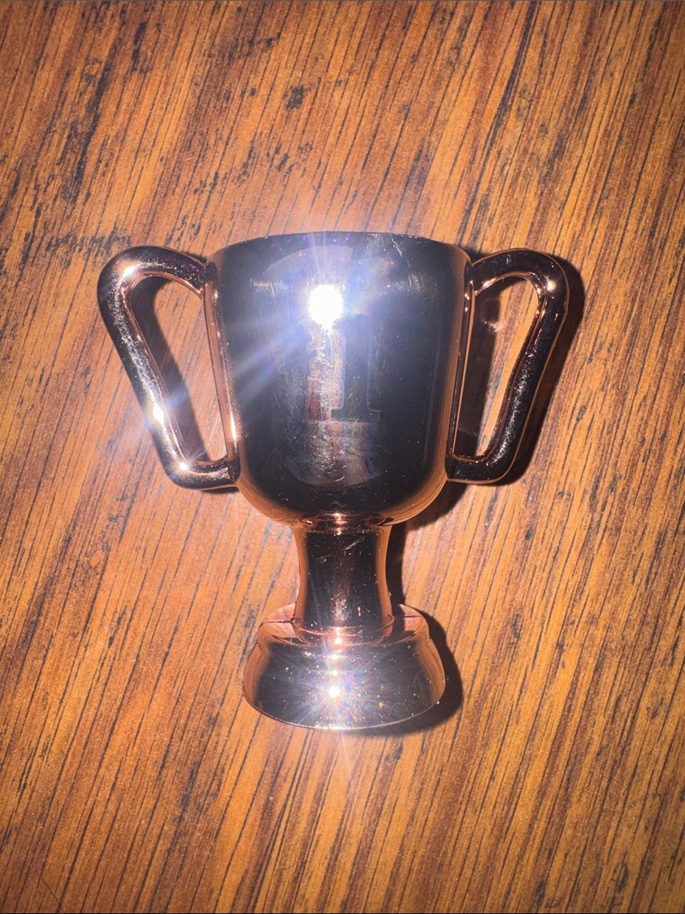 Gold Toned #1 Trophy Decor C1.Bk.R.2